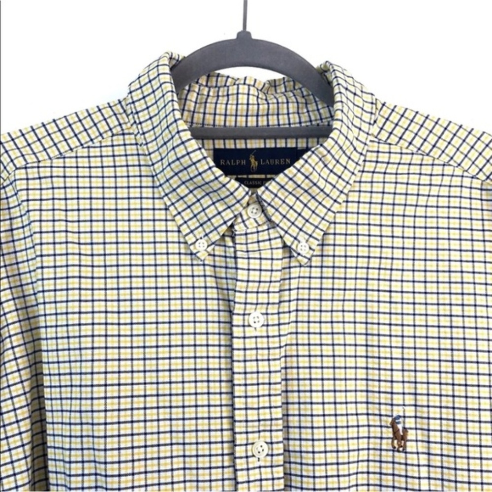 Ralph Lauren Plaid Long Sleeve Casual Button Shirt
